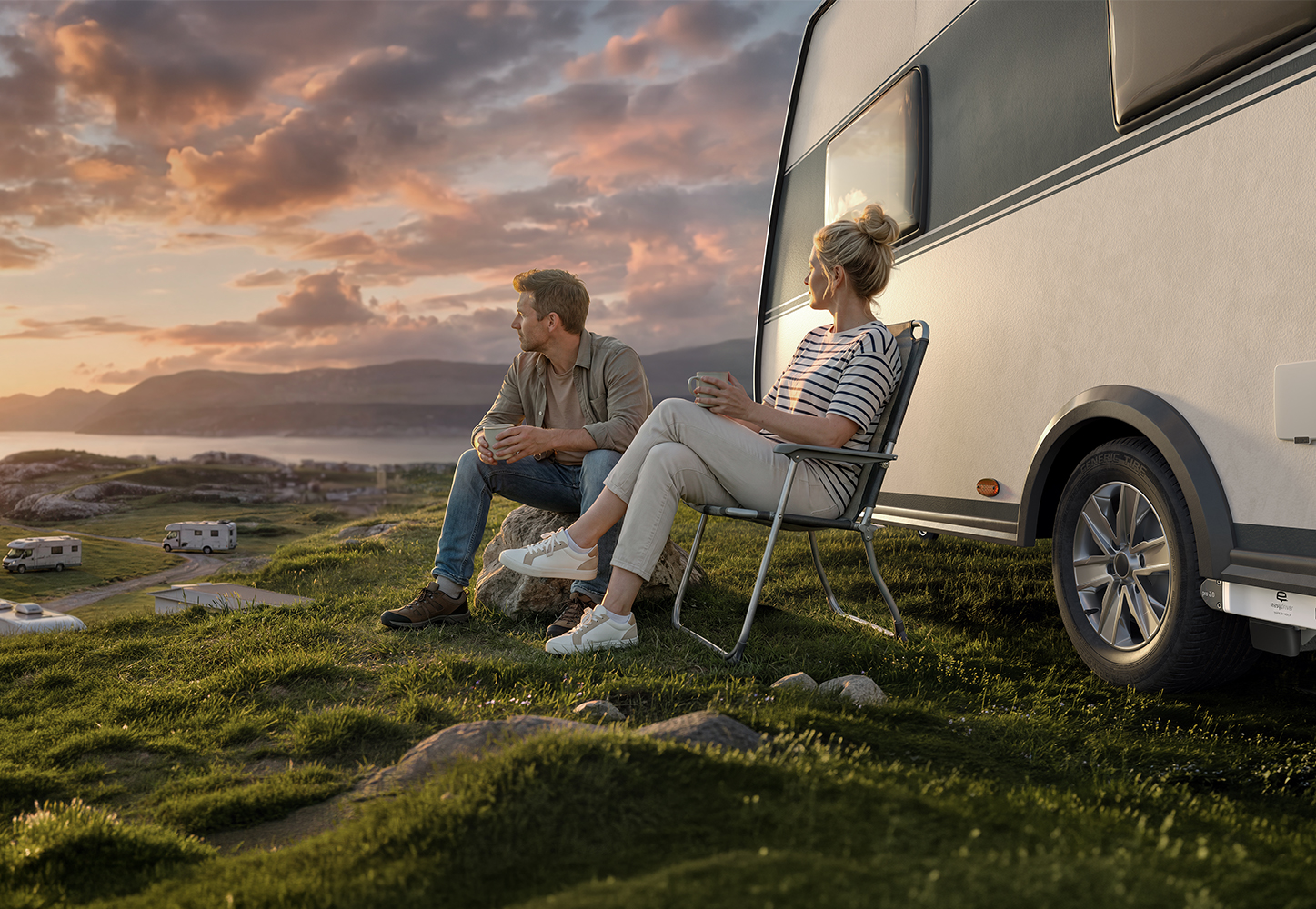 Caravan unterwegs mit easydriver
